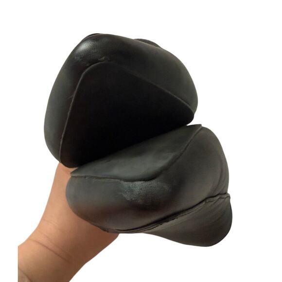 Cole Haan 1.5" Heel Pointed Leather Backless Slip-On Mule Loafer Shoes Black-7.5 - Picture 4 of 10